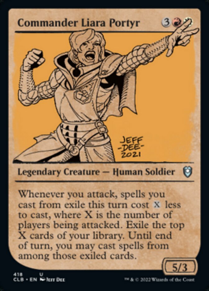 Commandante Liara Portyr (Exposition) [Commander Legends : Battle for Baldur's Gate]