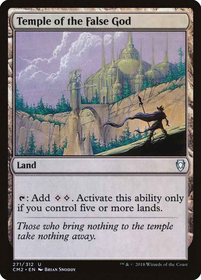 Temple du faux dieu (271/312) [Commander Anthology Volume II]