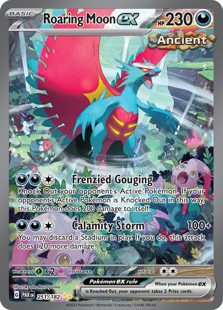 Rugissement Lunaire ex (251/182) [Écarlate et Violet : Faille Paradoxe]