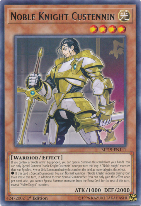 Noble Knight Custennin [MP19-SP141] Rara