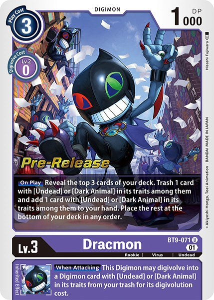 Dracmon [BT9-071] [Promociones de Prelanzamiento de X Record]