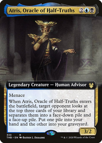 Atris, oracle des demi-vérités (illustration étendue) [Theros par-delà la mort]