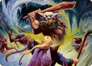 Repaire de l'Homme-lézard (module de donjon) carte artistique [Dungeons & Dragons : Adventures in the Forgotten Realms Art Series]