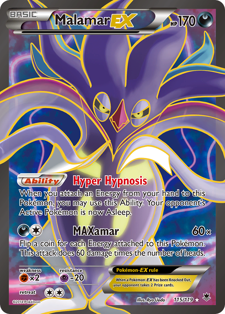 Malamar EX (115/119) [XY : Forces Fantômes]