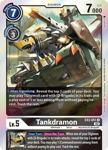 Tankdramon [EX3-051] [Rugido Dracónico]