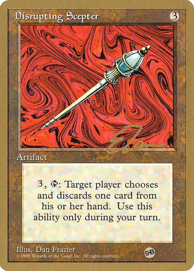 Cetro Disruptor (Eric Tam) (SB) [Pro Tour Collector Set]