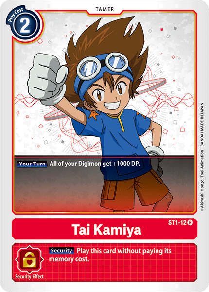 Tai Kamiya [ST1-12] [Mazo de Inicio: Gaia Rojo]
