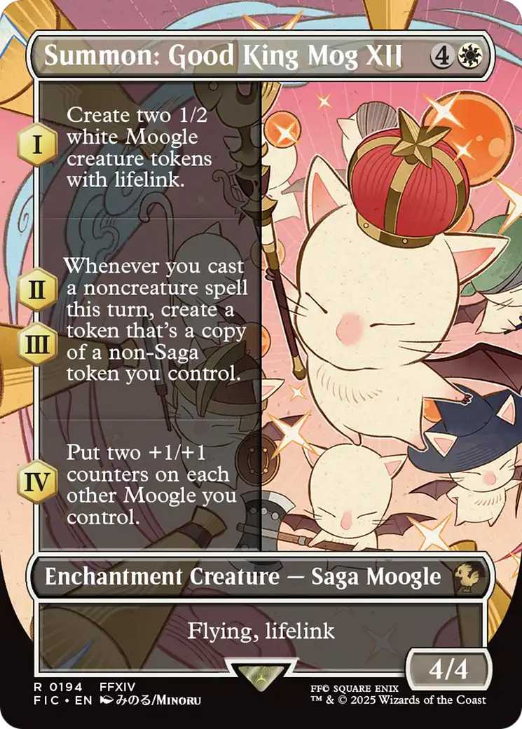 Invoquer : Bon Roi Mog XII (Sans bordure) [FINAL FANTASY Commander]