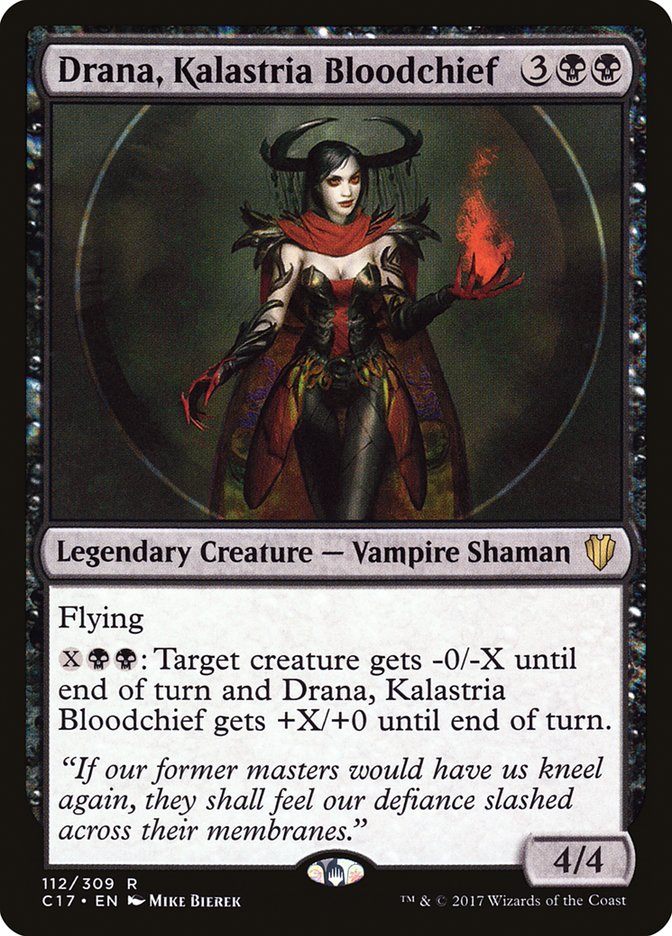 Drana, jefa de sangre de Kalastria [Commander 2017]
