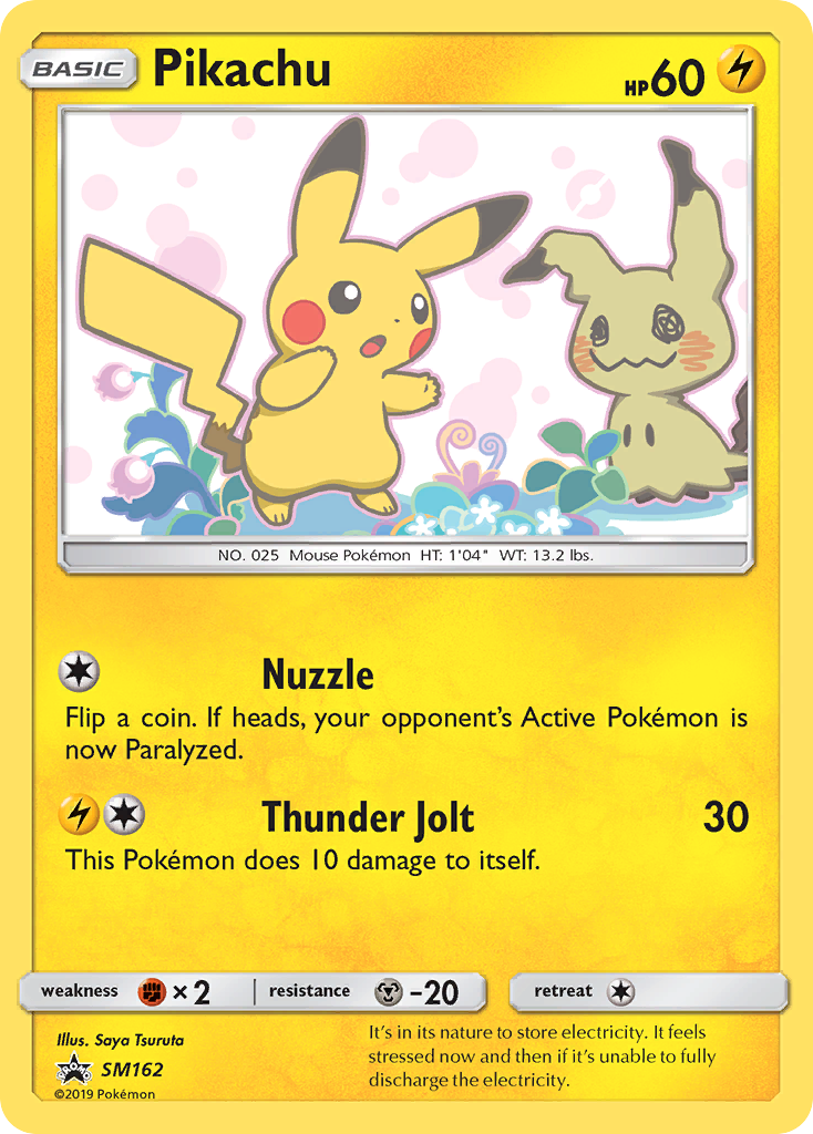 Pikachu (SM162) [Sol y Luna: Promociones Black Star]