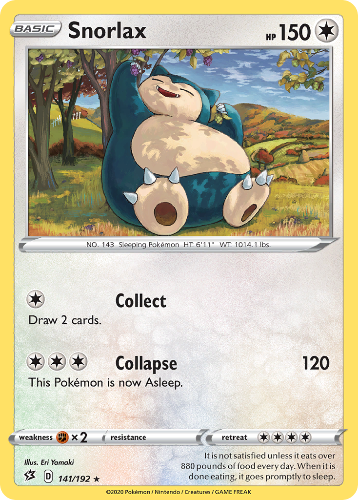Ronflex (141/192) (Holo Cosmos) [Épée et Bouclier : Clash des Rebelles]
