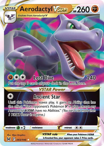Aerodactyl V-ASTRO (093/196) [Espada y Escudo: Origen Perdido]