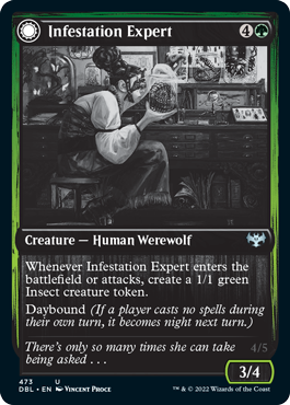 Expert en infestation // Loup-garou infesté [Innistrad: Double Feature]