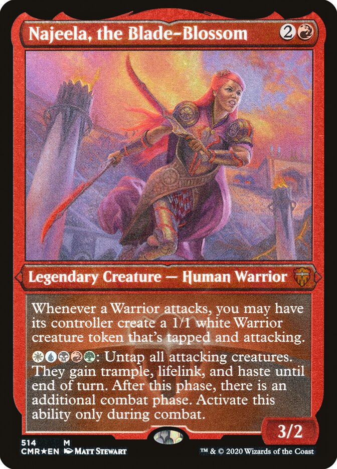 Najeela, la Lame-éclose (Gravée) [Commander Legends]
