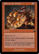 Empaler les critiques (cadre rétro) [Ravnica remastered]