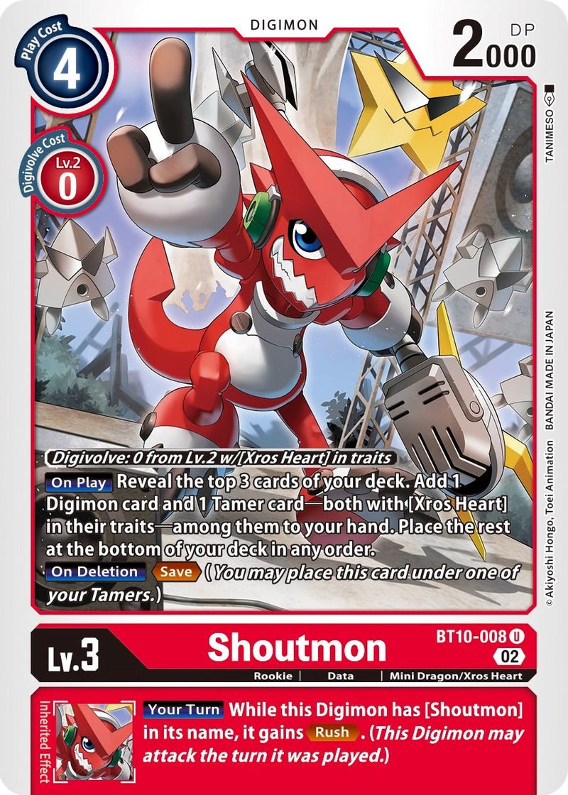 Shoutmon [BT10-008] [Encuentro Xros]