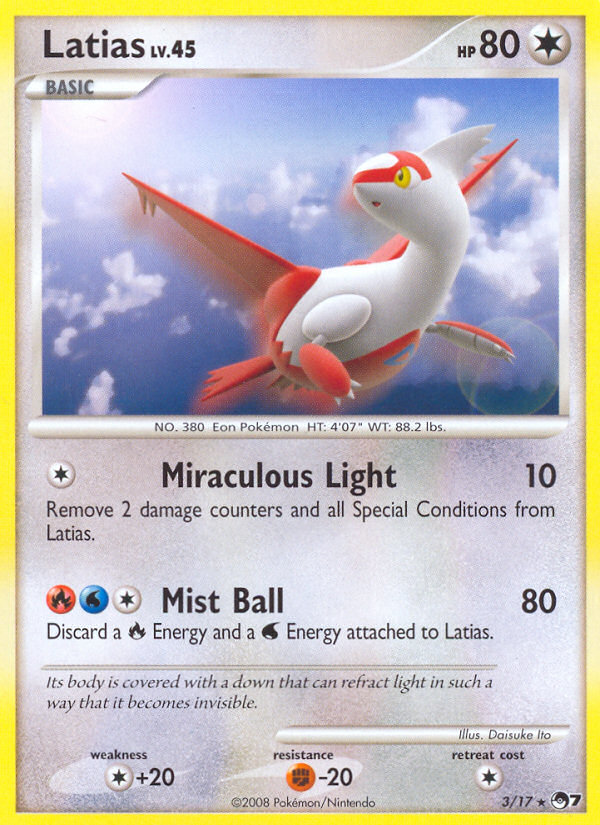 Latias (3/17) [Série POP 7]