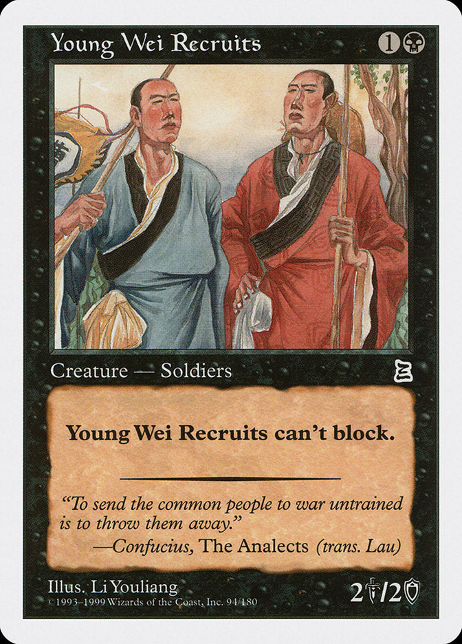 Jeunes recrues de Wei [Portail Three Kingdoms]