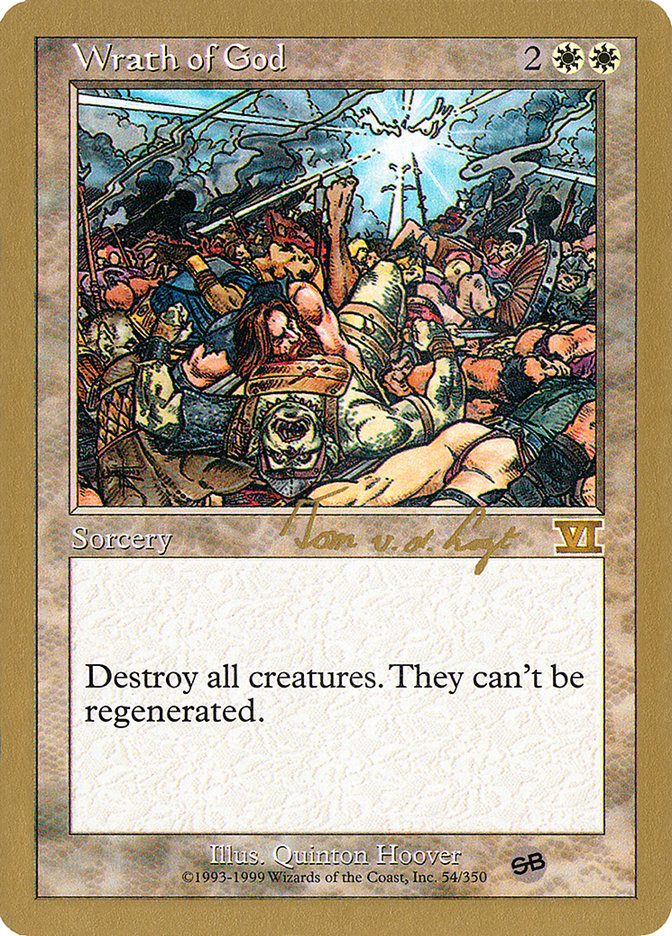 Colère de Dieu (Tom van de Logt) (SB) [World Championship Decks 2000]