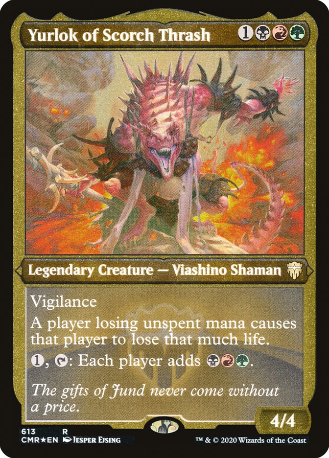 Yurlok de la Furiosacalcinadora (Grabado) [Commander Legends]