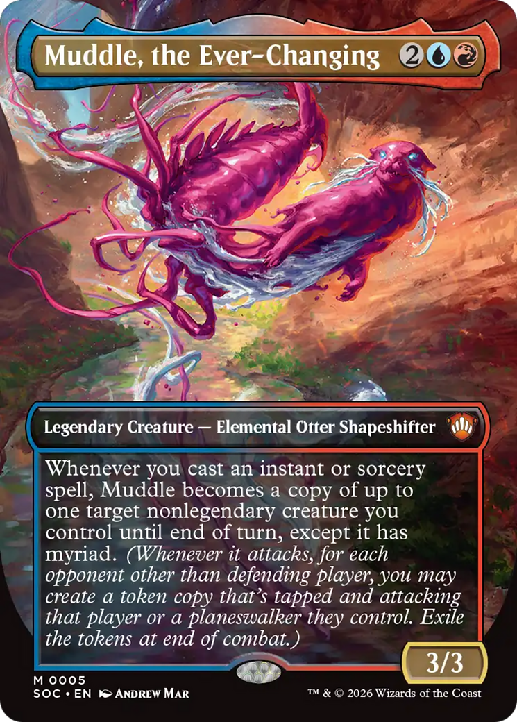 Muddle, la inestable (sin borde) [Commander de Secretos de Strixhaven]