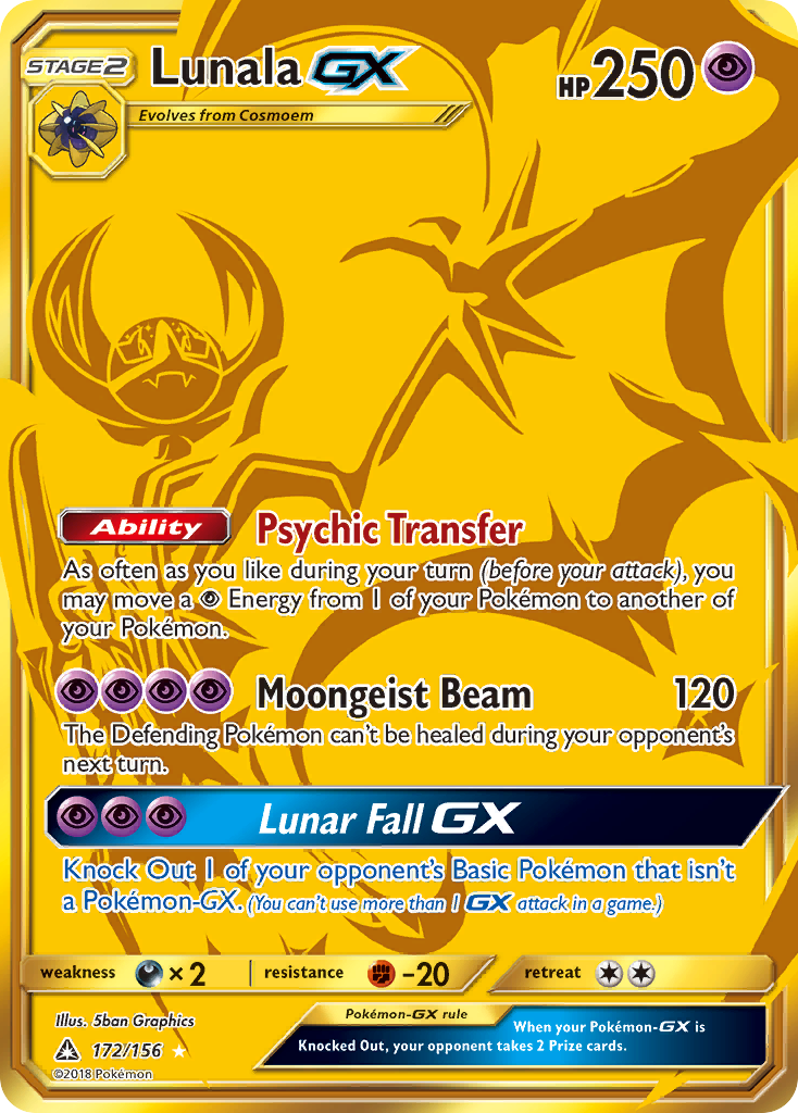 Lunala GX (172/156) [Soleil et Lune : Ultra-Prisme]