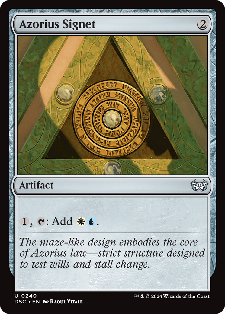 Sello Azorius [Commander: Casa de Terror de Amargura]