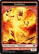 Elemental (008) // Golem (018) Ficha de dos caras [Modern Horizons Tokens]