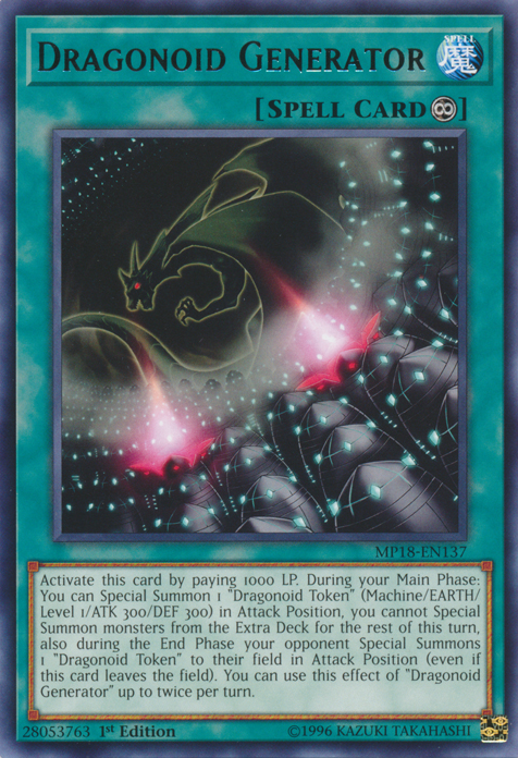 Generador Dragonoide [MP18-EN137] Rara