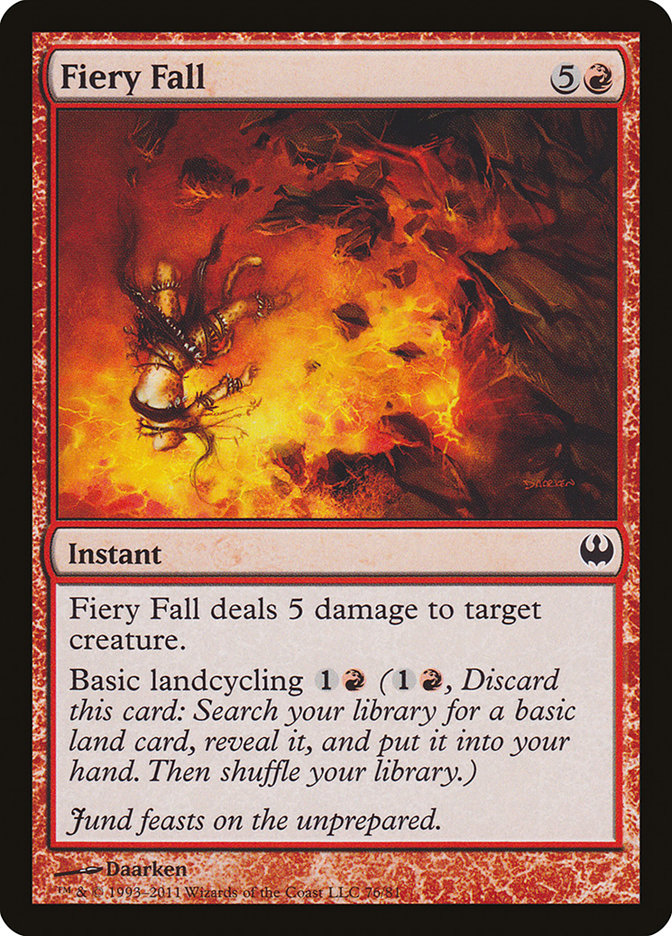 Chute flamboyante [Decks de duel : Chevaliers contre Dragons]