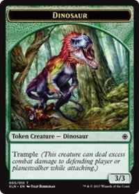Dinosaure // Trésor (008) Jeton recto-verso [Jetons d'Ixalan]