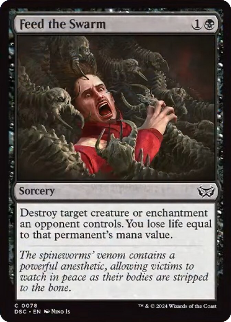 Alimentar el Enjambre [Duskmourn: House of Horror Commander]