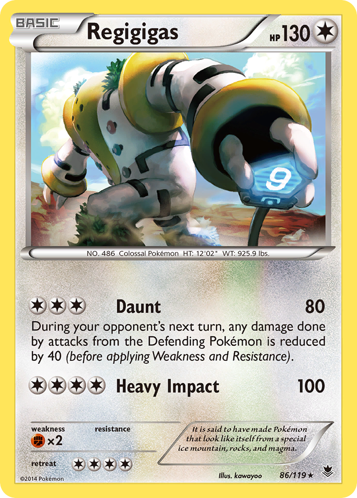 Regigigas (86/119) [XY: Forces Cachées]