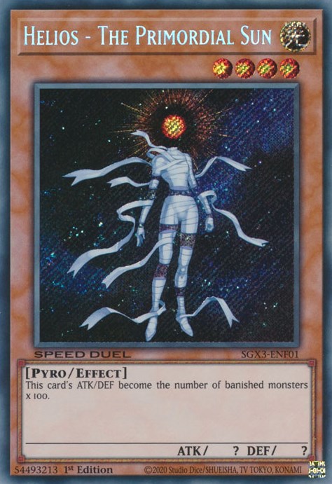 Helios - El Sol Primordial [SGX3-ENF01] Secreta Rara