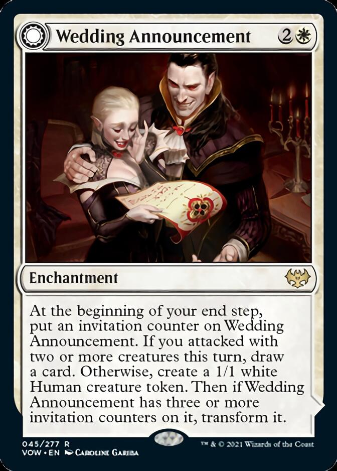Annonce de mariage // Célébration de mariage [Innistrad: Vœu de sang]