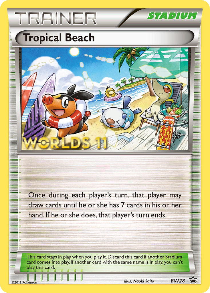 Plage tropicale (BW28) (Finaliste) [Noir & Blanc: Cartes promo Étoile noire]