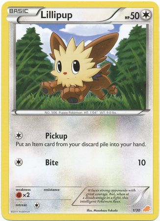 Lillipup (1/30) [Negro y Blanco: Kit de Entrenador - Excadrill]