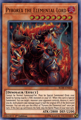 Pyrorex el Señor Elemental [BLRR-EN069] Ultra Rara
