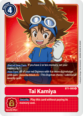 Tai Kamiya [BT1-085] [Lanzamiento de la Edición Especial de Mejora Ver.1.0]