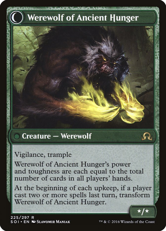 Sage de l'ancien savoir // Loup-garou de l'ancienne faim [Ténèbres sur Innistrad]