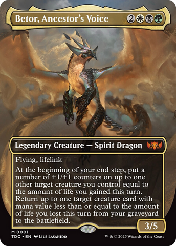 Betor, la Voix des Ancêtres (Sans bordure) [Tarkir : Commander de la Tempête Draconique]