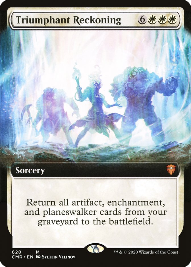 Cálculo Triunfante (Arte Extendido) [Commander Legends]