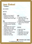 Liste de deck de Jon Finkel [Decks des Championnats du Monde 2000]