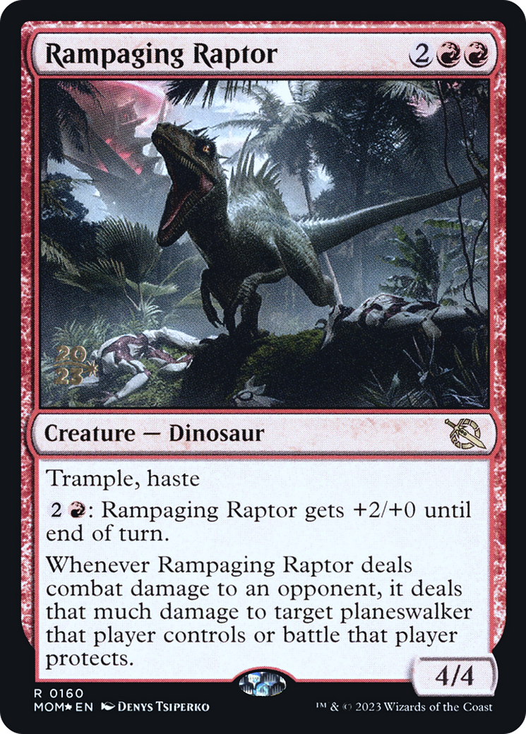 Raptor desbocado [Promos de presentación de Marcha de las máquinas]