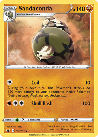 Sandaconda (109/202) [Espada y Escudo: Set Base]