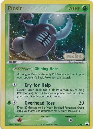 Pinsir (24/92) (Sellado) [EX: Legend Maker]