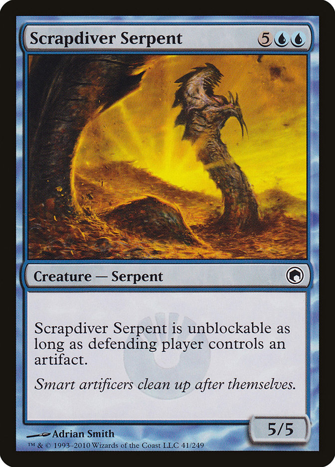 Serpent de ferrailleur [Cicatrices de Mirrodin]