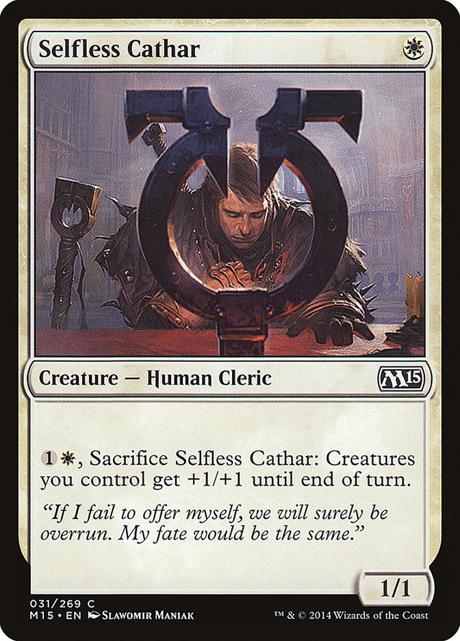 Cátaro abnegado [Magic 2015]