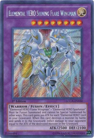 HÉROS Élémentaire Aile de Feu Brillante [LCGX-FR050] Secret Rare