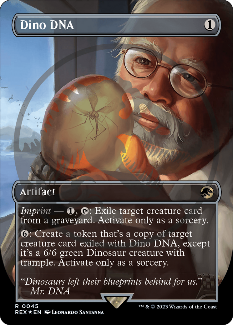 ADN de Dino (Emblème) (Sans bordure) [Jetons de collection Jurassic World]